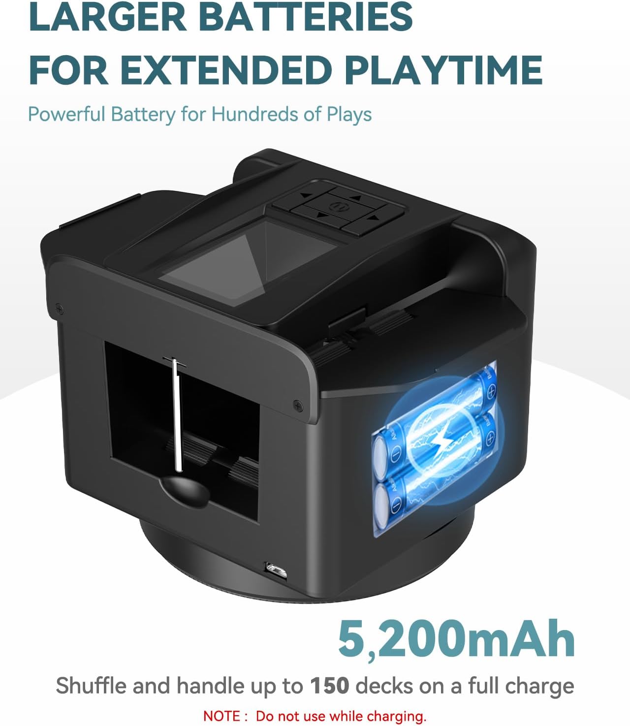 Playverra™ Automatic Card Shuffler & Dealer Machine